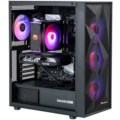 Komputer MAD DOG GENESIS-A04WR16WHV3 R7-5700 16GB RAM 1TB SSD GeForce RTX5060Ti DLSS 4 Wi-Fi Windows 11 Home