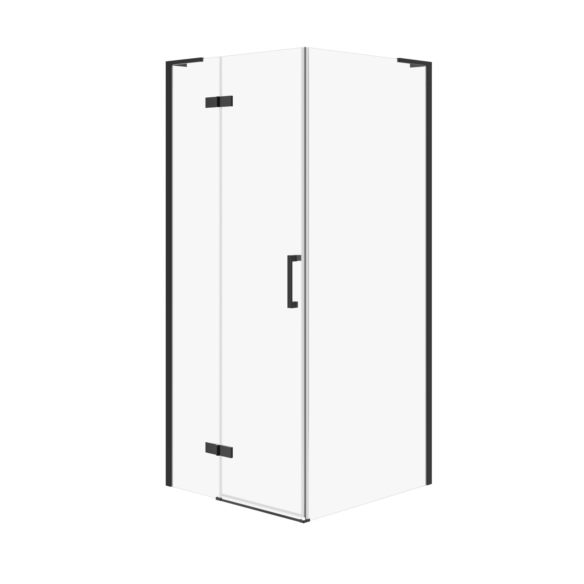 SENTI Kabina prysznicowa kwadratowa COSTANO lewa 90X90 lewa czarny transparentne S1051-016