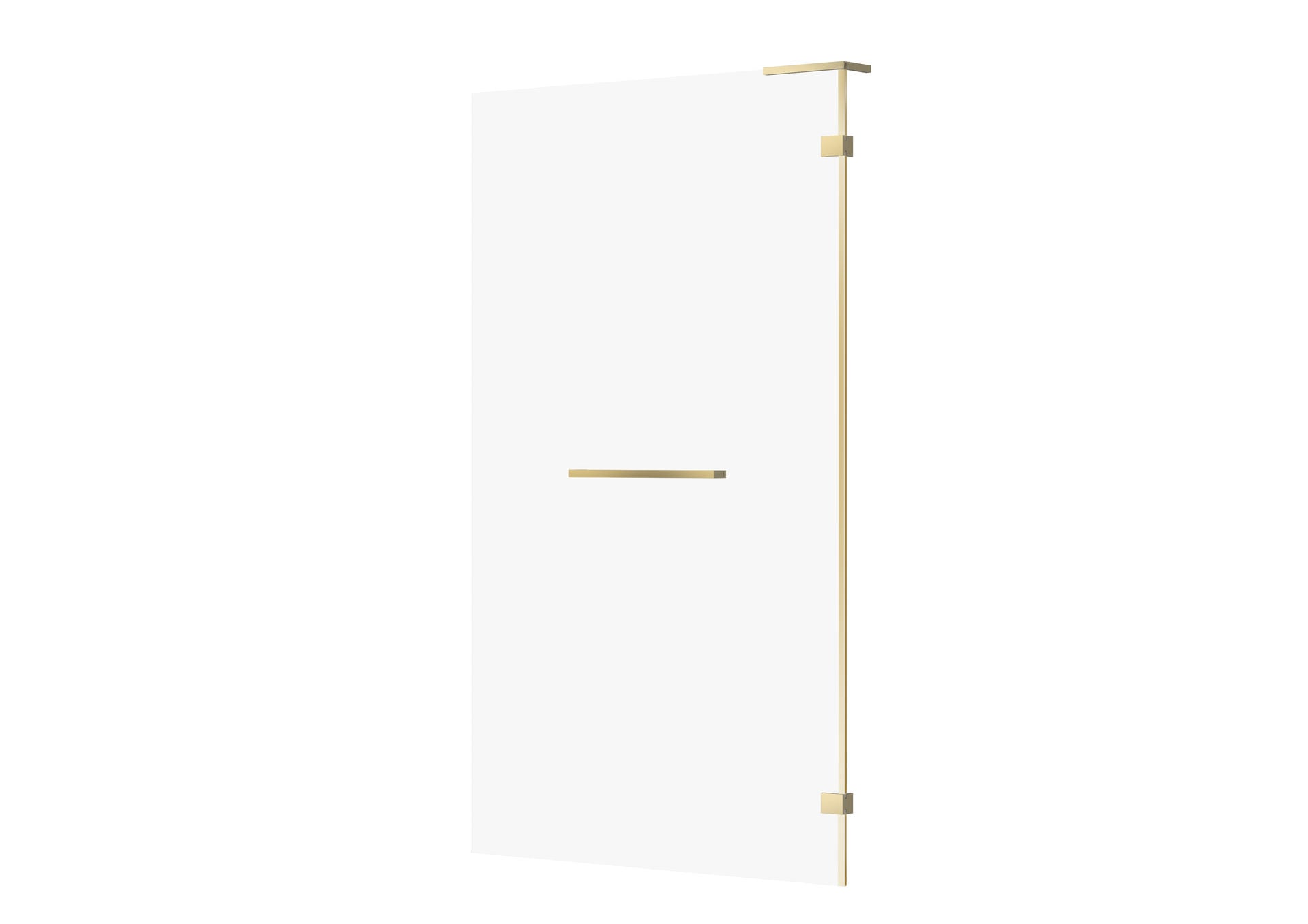 SENTI Kabina prysznicowa walk-in COSTANO 120 prawa złoty mat transparentne S1051-015