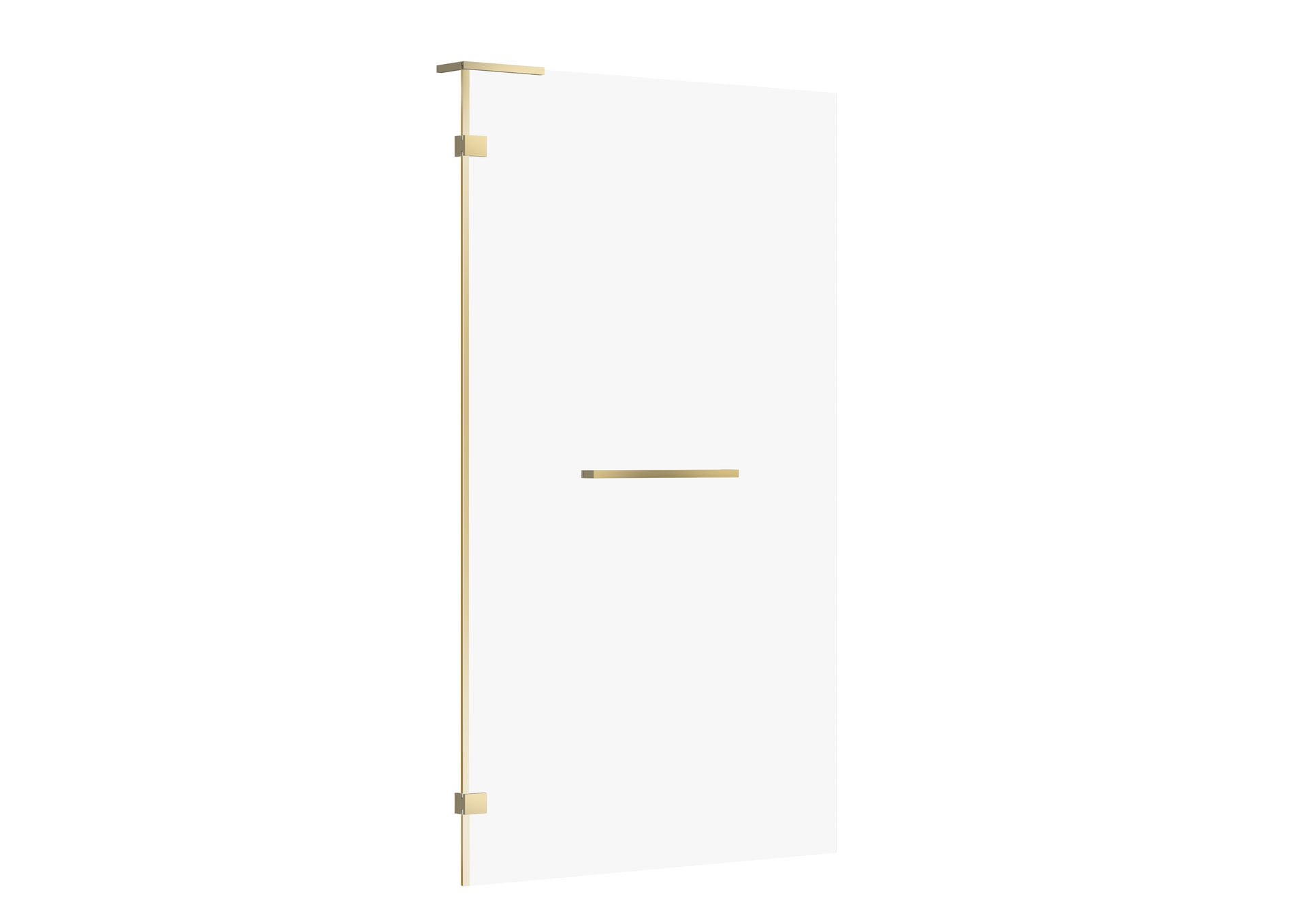 SENTI Kabina prysznicowa walk-in COSTANO 120 lewa złoty mat transparentne S1051-024
