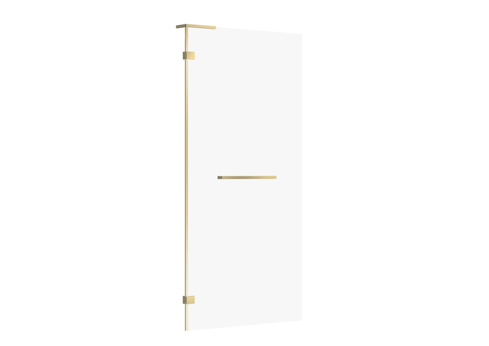 SENTI Kabina prysznicowa walk-in COSTANO lewa 100 lewa złoty mat transparentne S1051-023