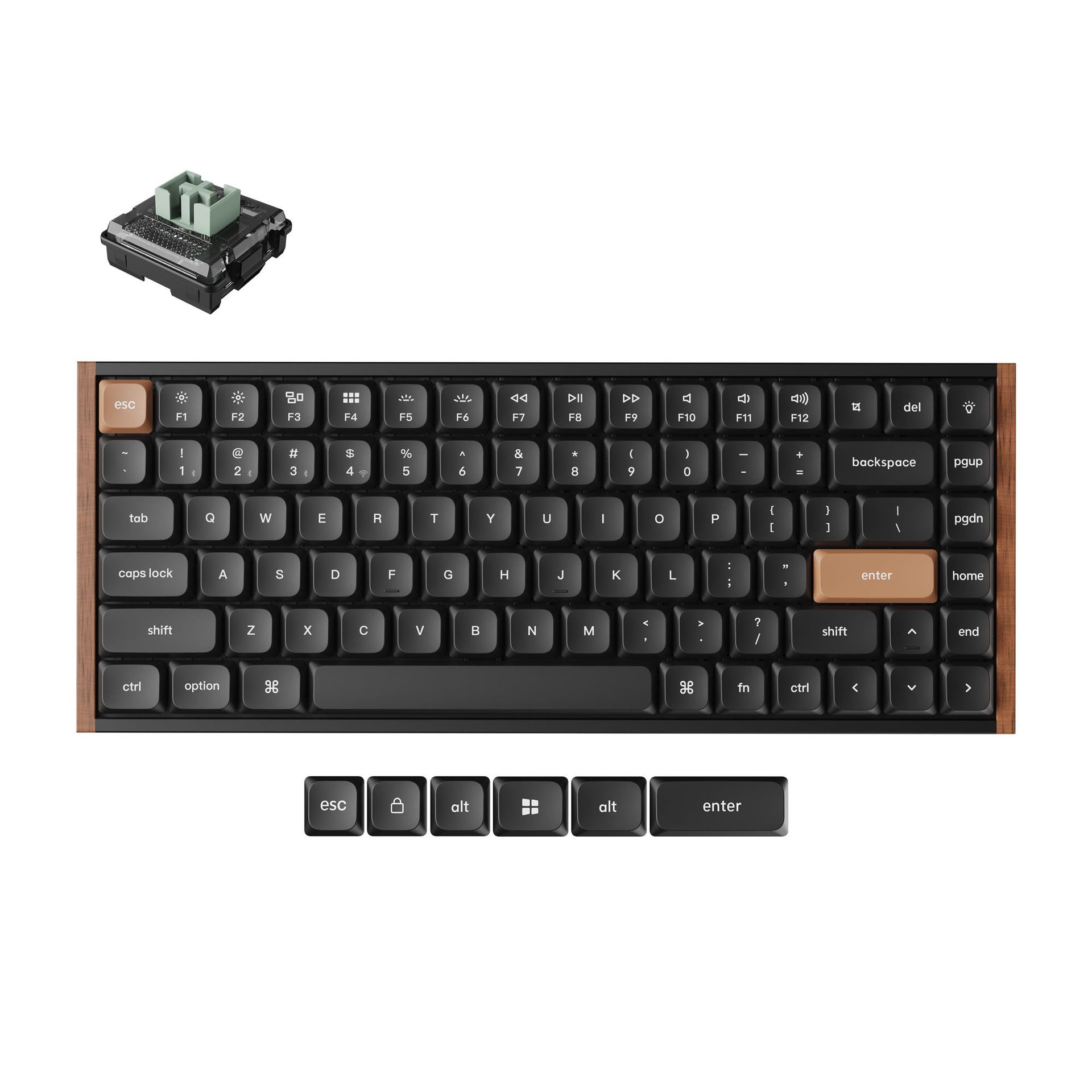 Keychron K3 HE Wireless Magnetic Switch Custom Keyboard Niskoprofilowa K3H-F1