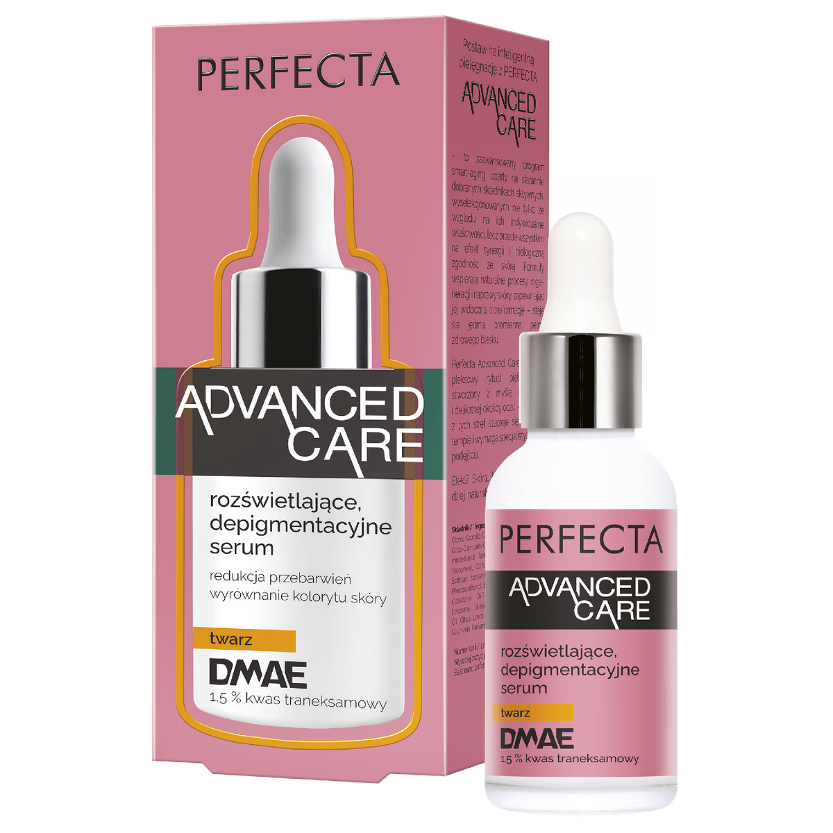 Perfecta Advanced Care Rozświetlające Depigmentacyjne Serum do Twarzy 30ml