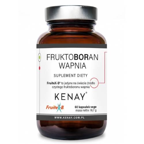 Kenay Fruktoboran wapnia FruiteX-B, 60 kaps.