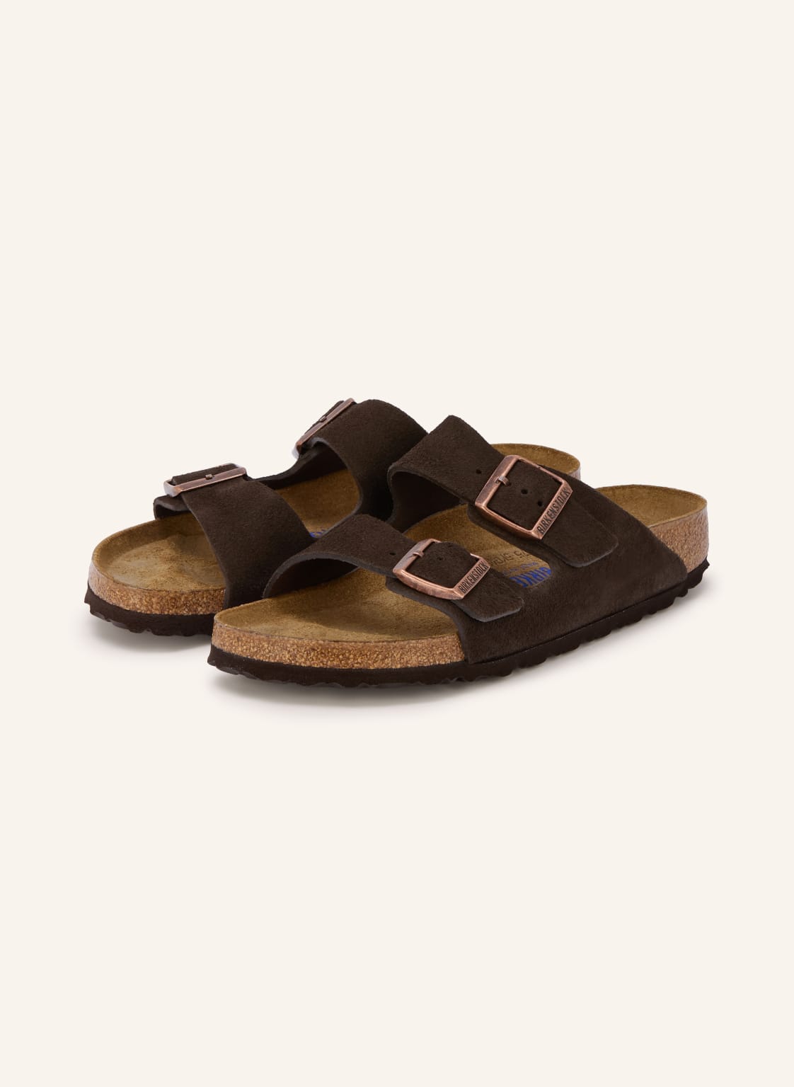 Birkenstock Klapki Arizona Sfb Leve braun