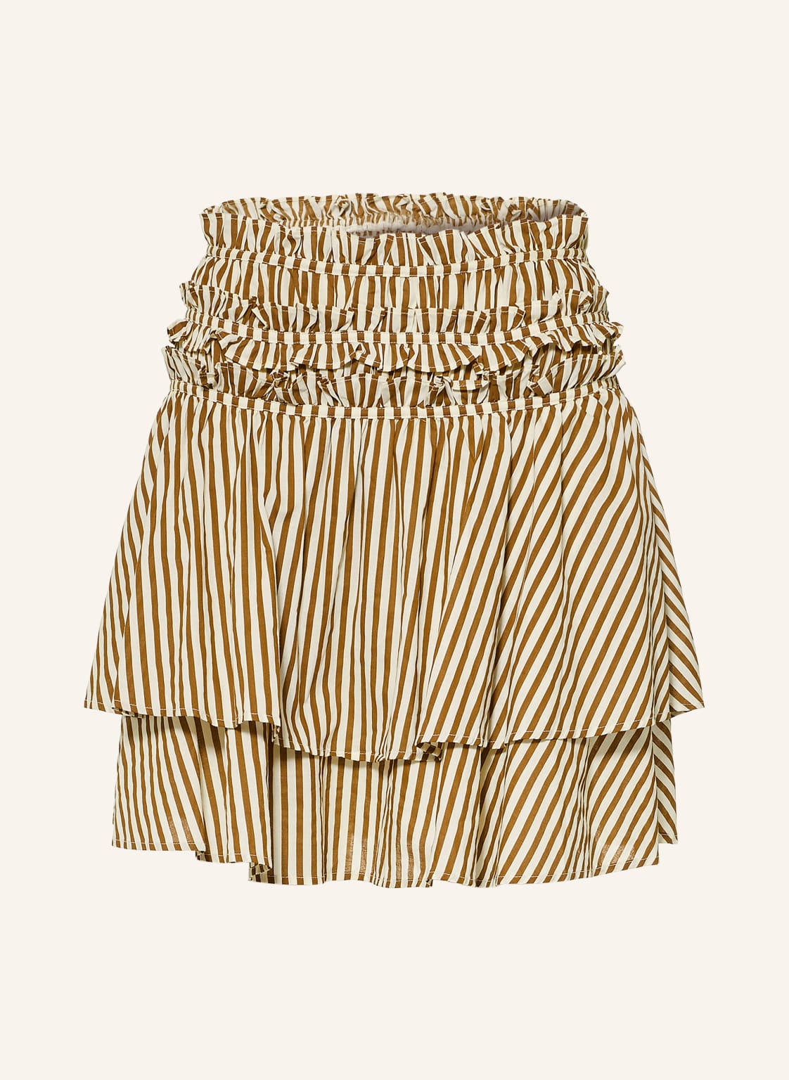 Allsaints Spódnica Kali Z Falbankami braun
