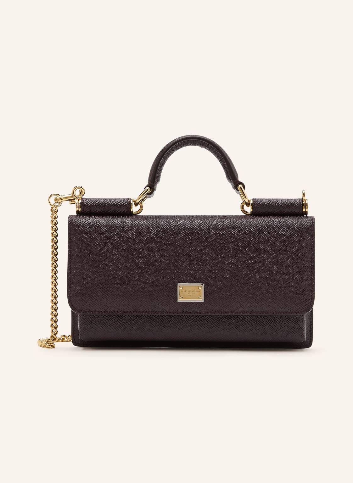 Dolce & Gabbana Torba Na Ramię Miss Sicily Mini lila