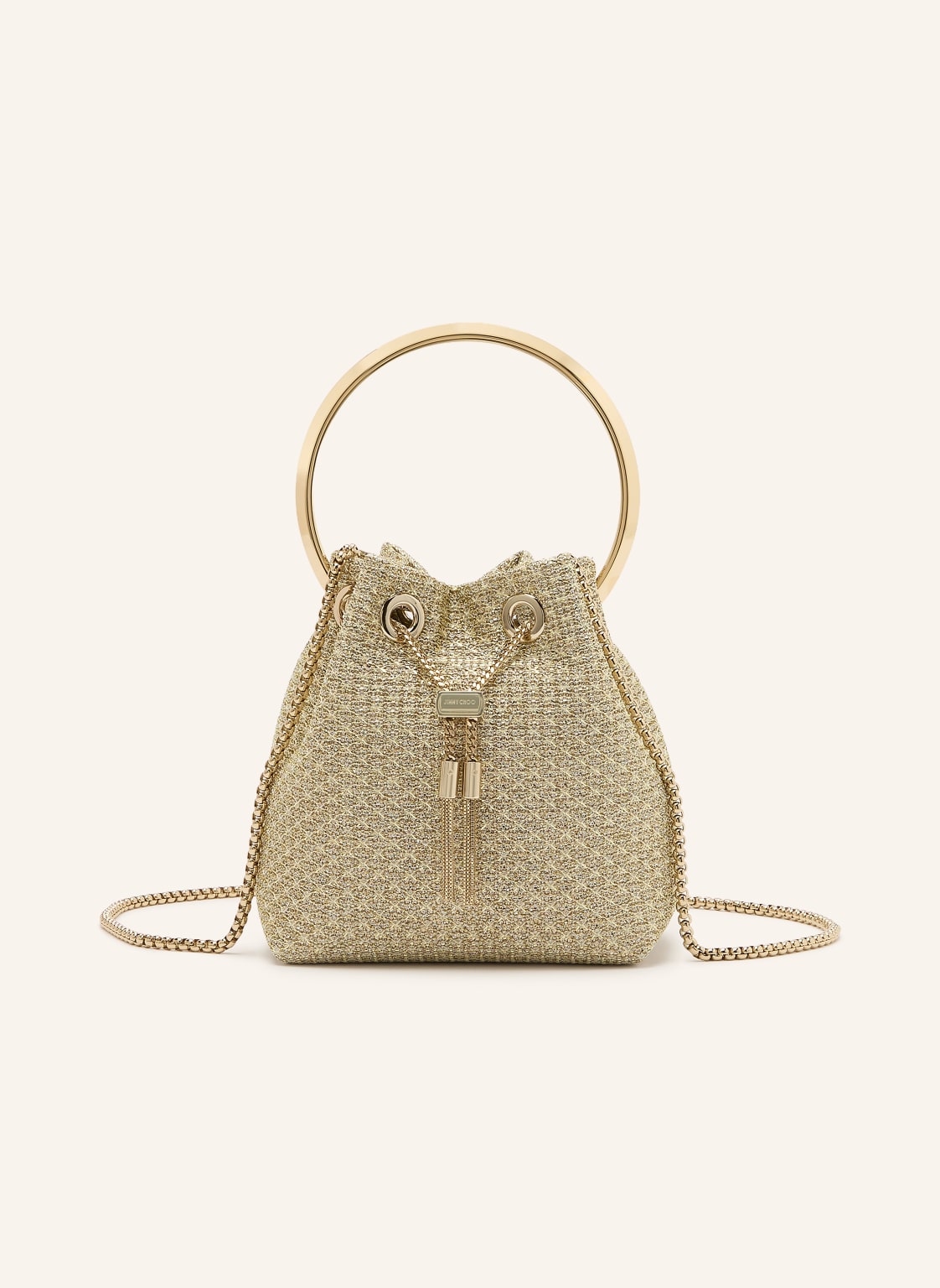 Jimmy Choo Listonoszka Bon Bon Mini gold