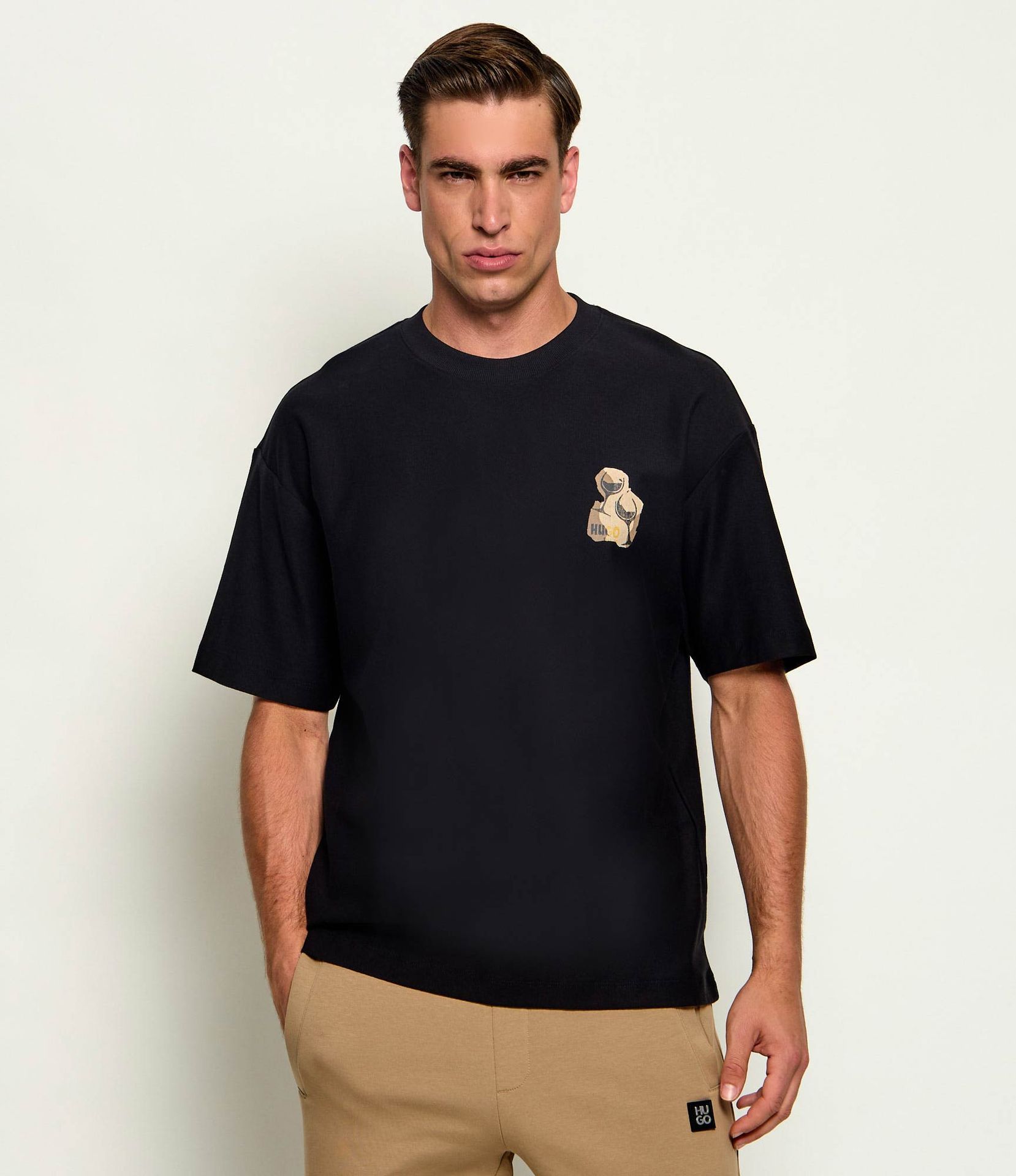 HUGO T-shirt Detzi Relaxed fit