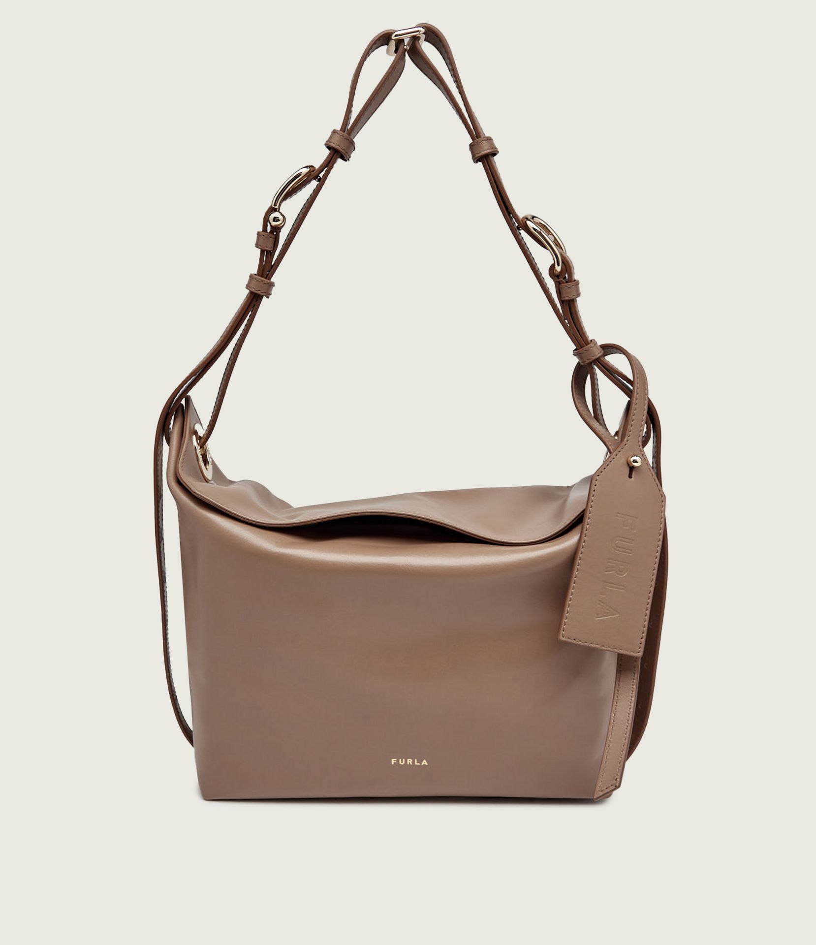 Furla Skórzana torebka na ramię Furla Ginevra M