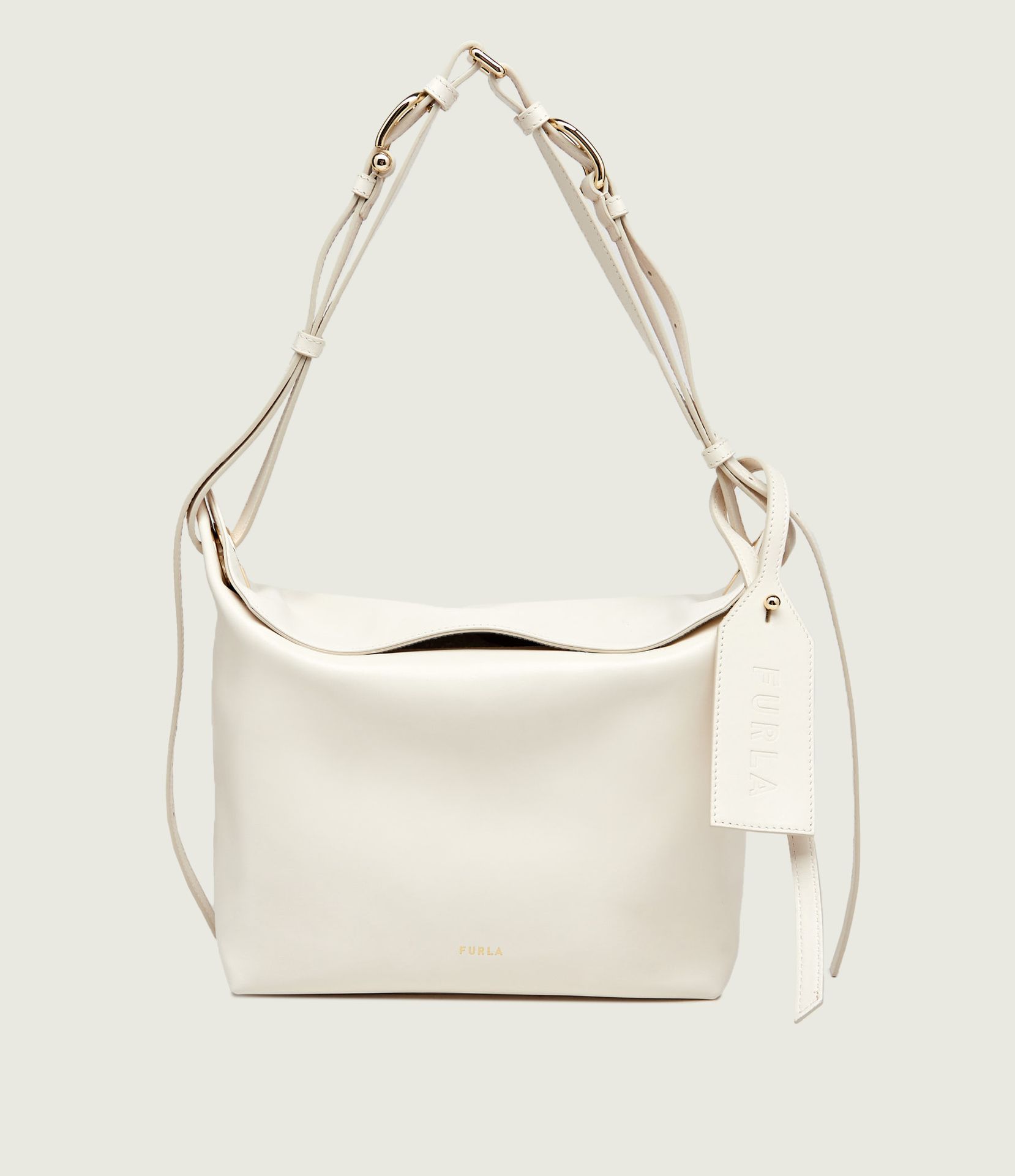 Furla Skórzana torebka na ramię Furla Ginevra M