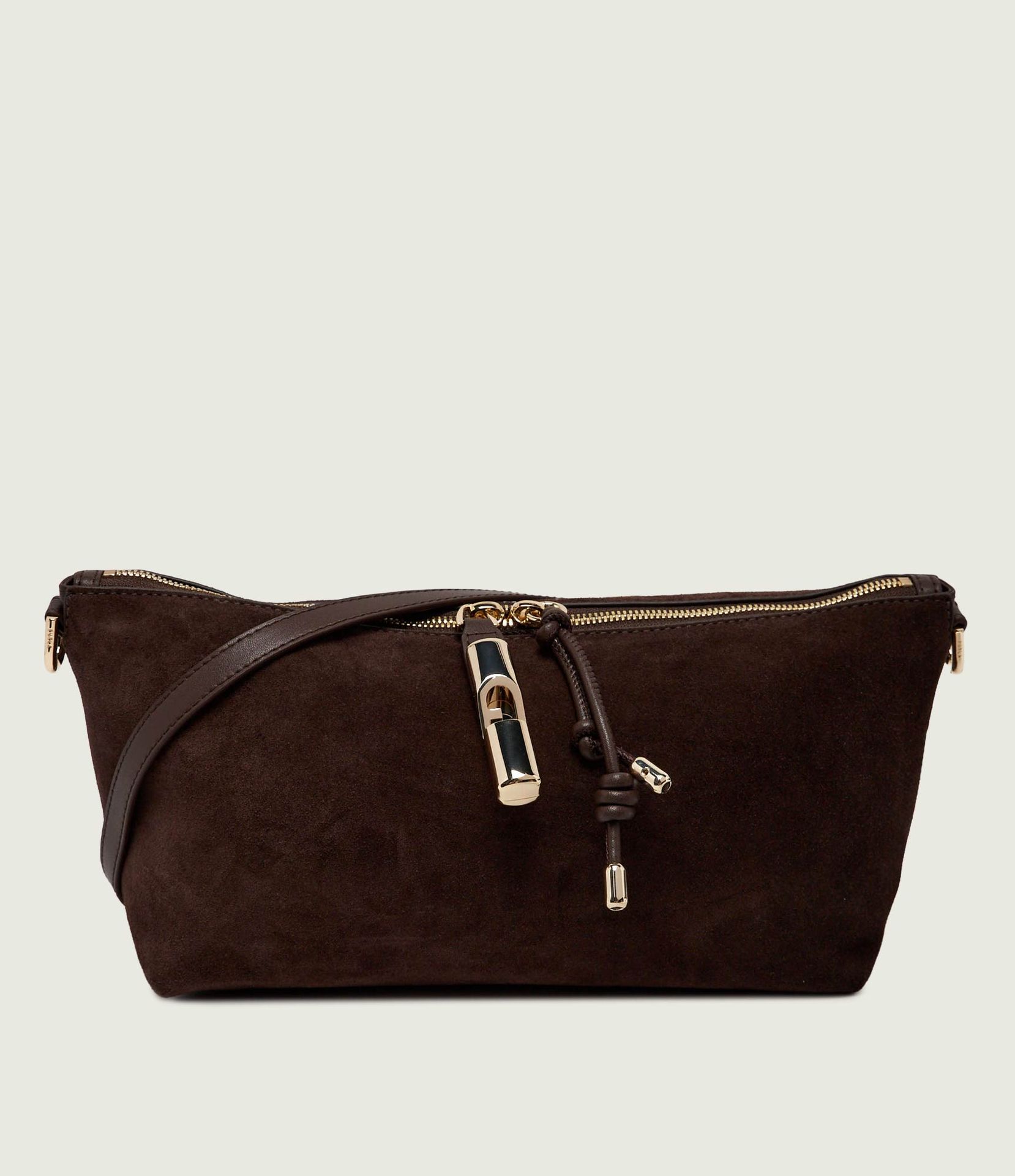 Furla Torebka na ramię Furla Debby Mini zamsz