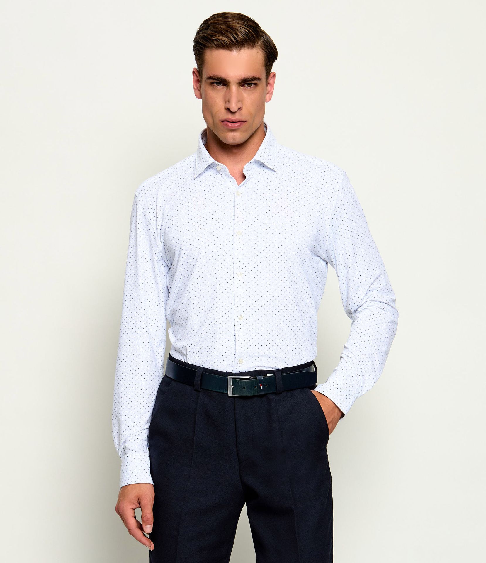 HUGO Koszula Kenno Slim Fit stretch