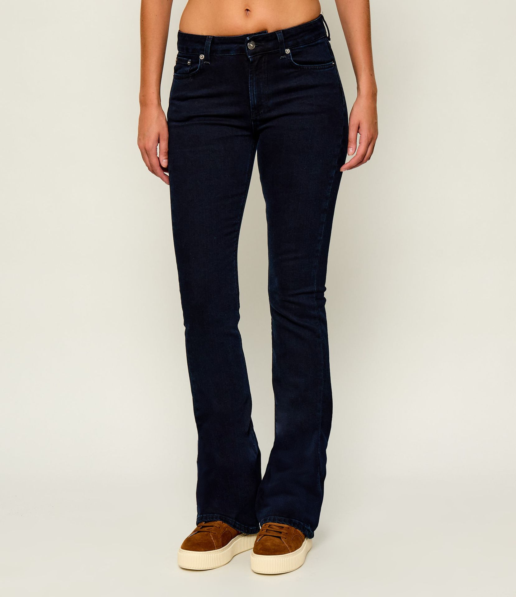 DONDUP - made in Italy Jeansy Newlola flare fit