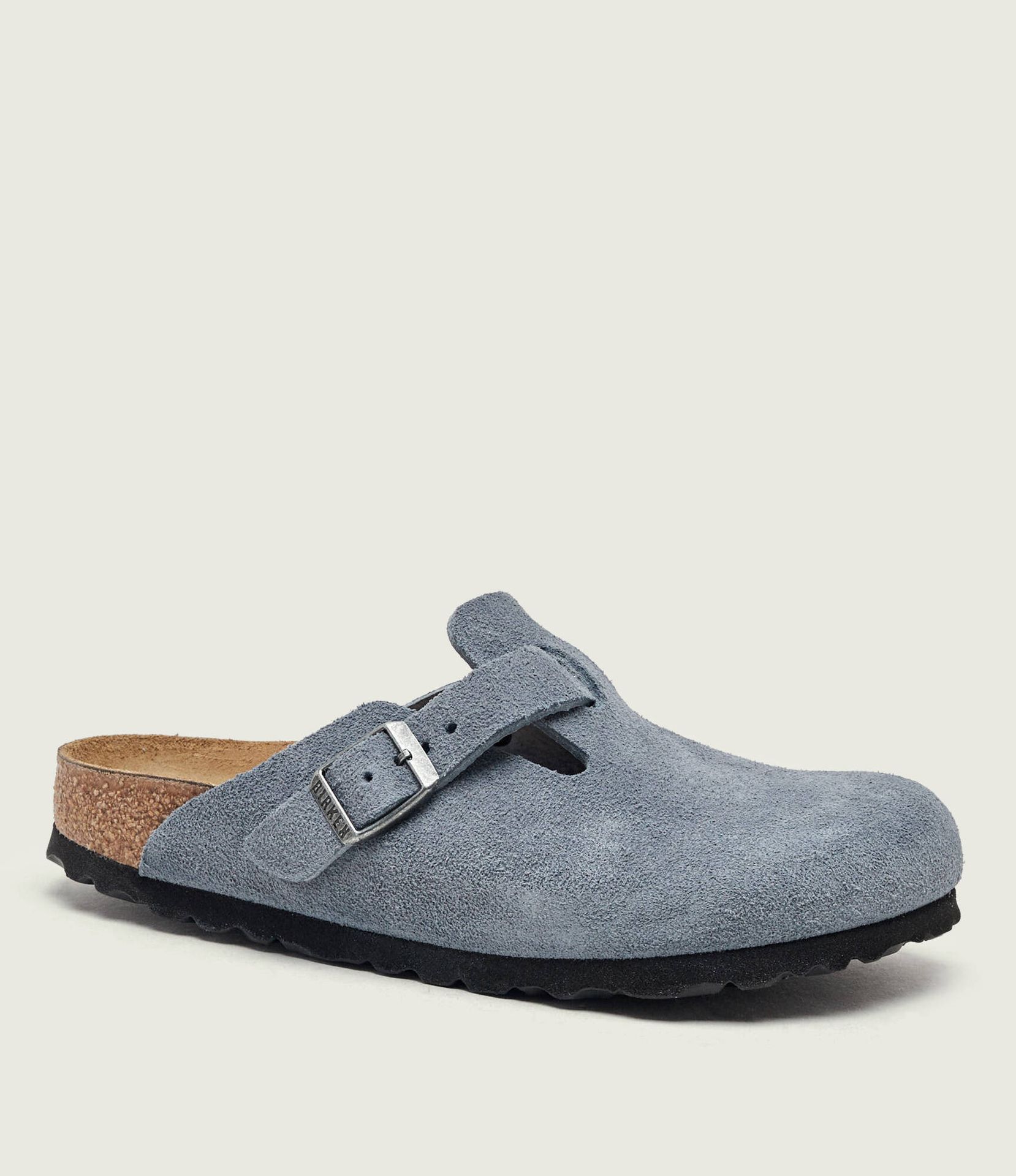 Birkenstock Mule Boston zamsz narrow fit
