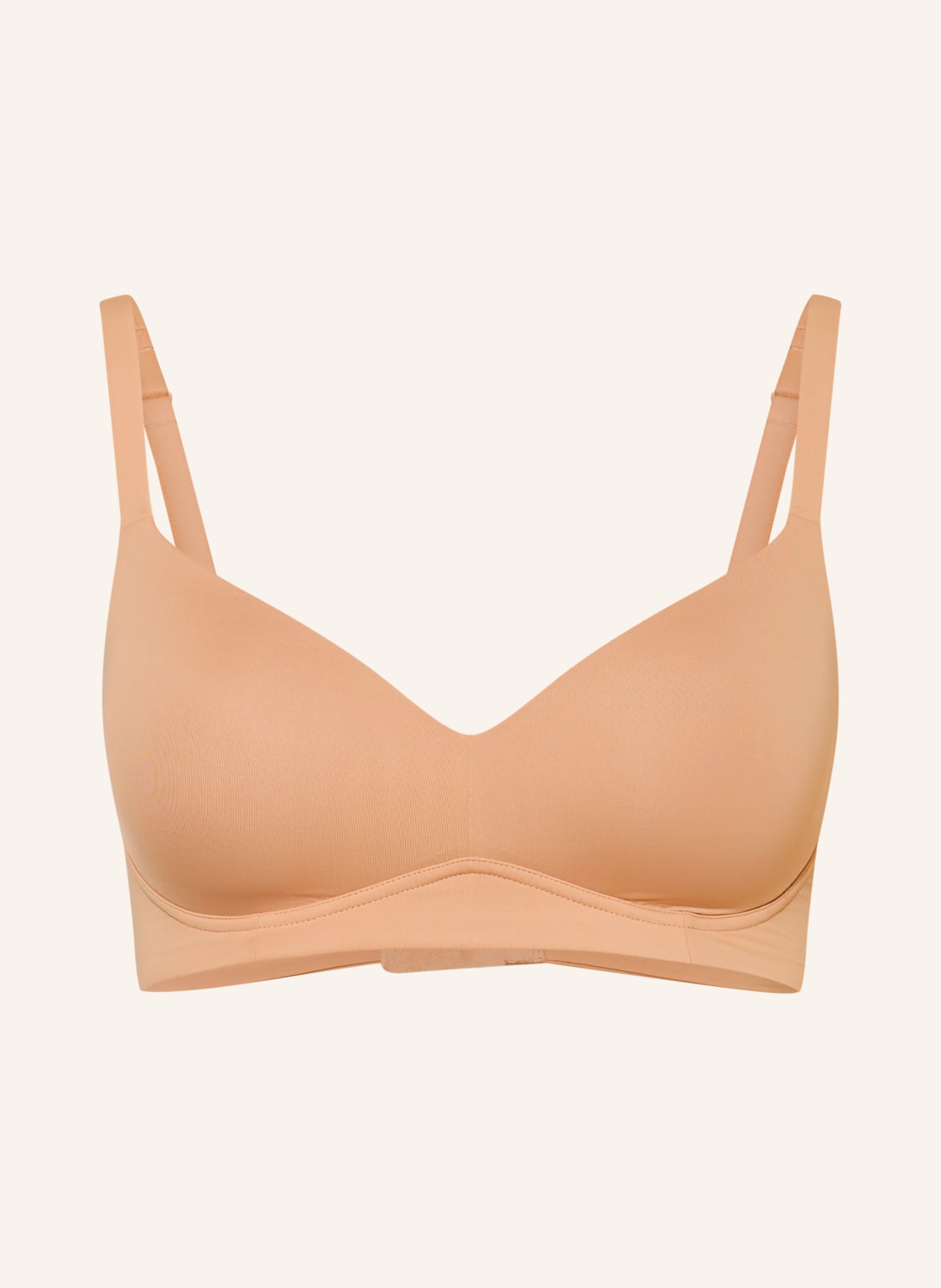 Schiesser Biustonosz Typu T-Shirt Micro beige
