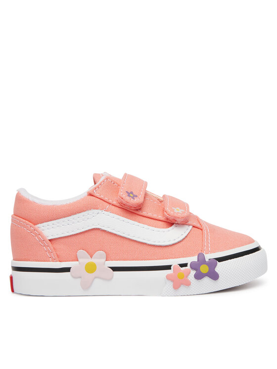 Vans Tenisówki Old Skool V Flower VN000Z5XGSB1 Koralowy