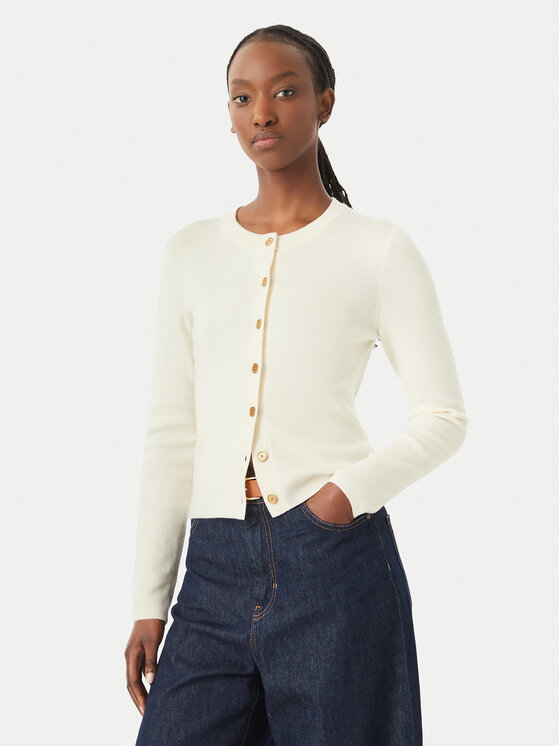 MICHAEL Michael Kors Kardigan MT5617W4VR Kremowy Regular Fit