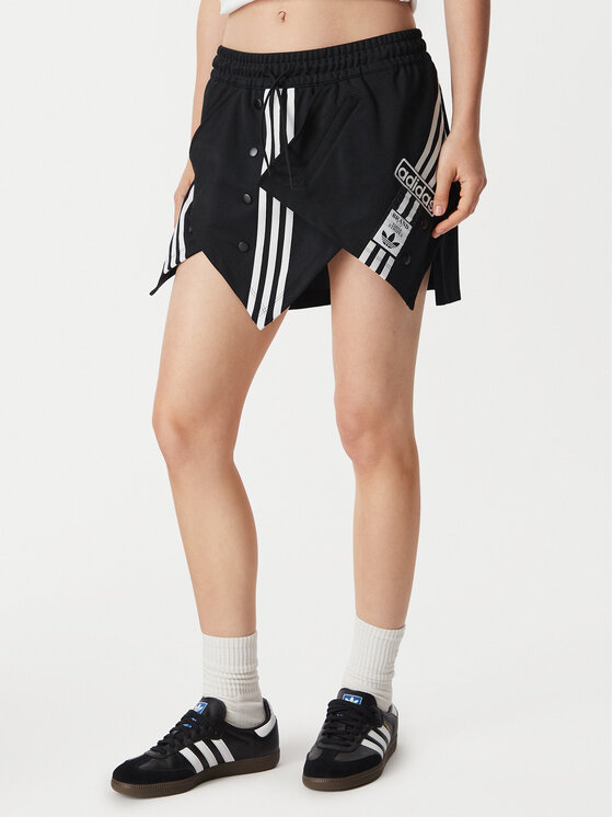 adidas Spódnica mini Reconstructed Adibreak KS4165 Czarny Regular Fit
