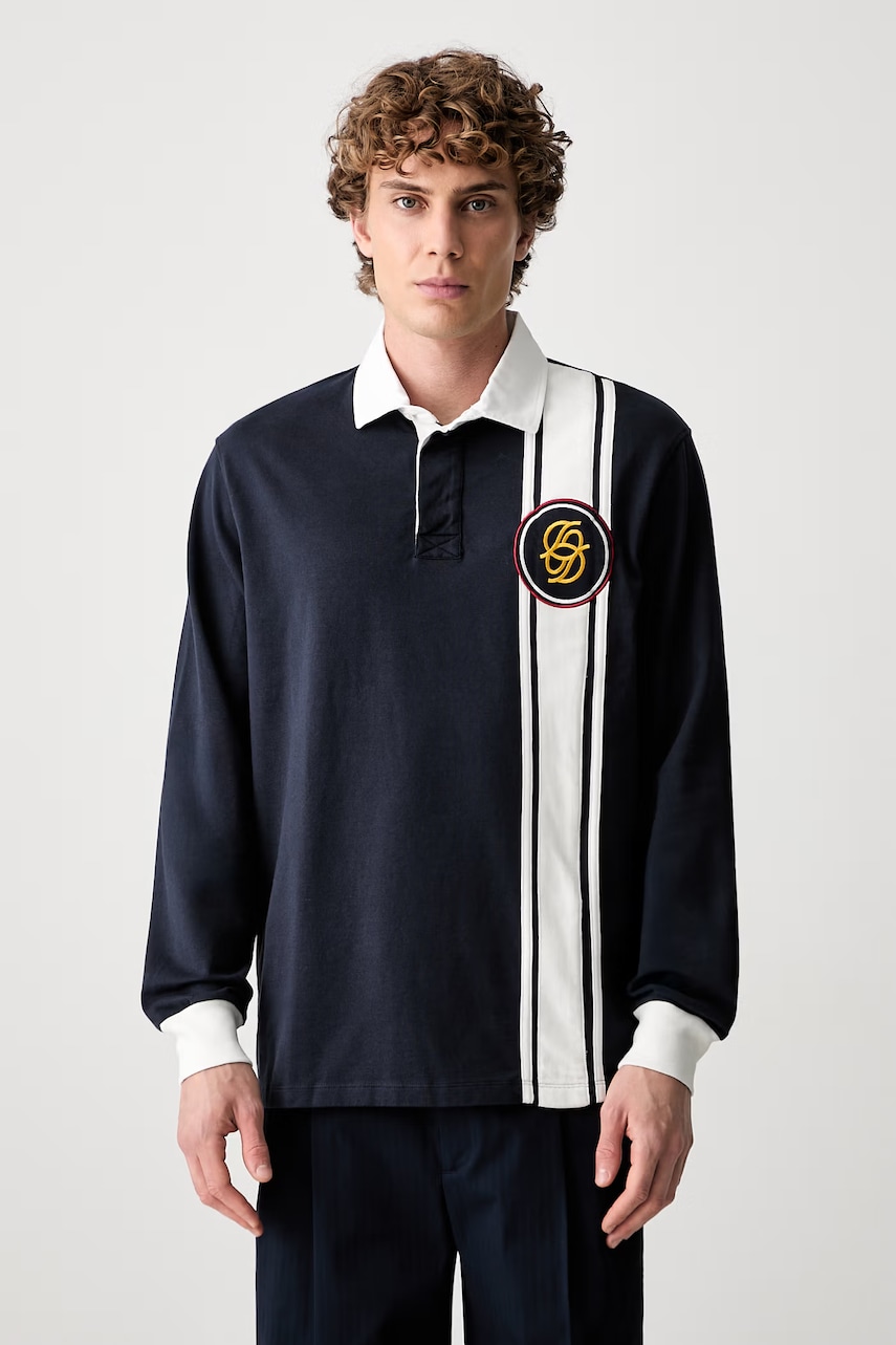 Drôle de Monsieur D Mirror longsleeve męski bawełniany