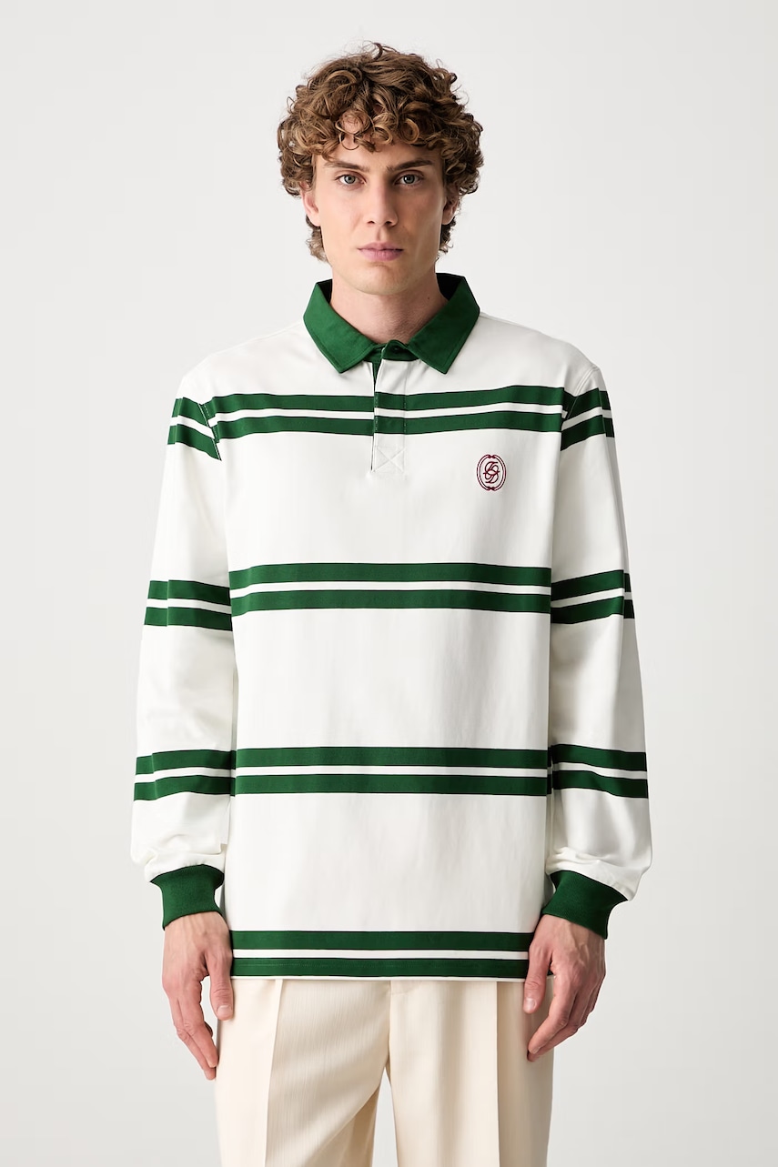 Drôle de Monsieur D Ornament longsleeve męski bawełniany