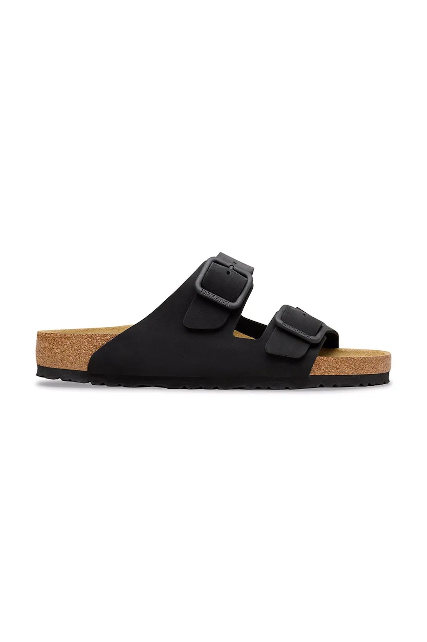 Birkenstock Arizona WB LENB klapki na płaskim obcasie damskie skórzane