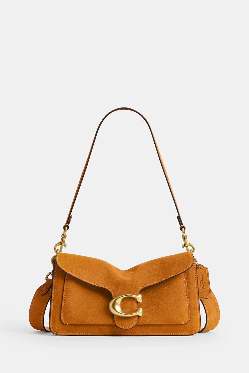 Coach Suade Tabby Shoulder Bag 26 torebka crossbody damska zamszowa