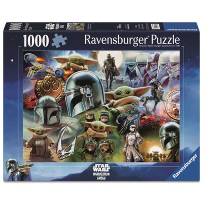Puzzle RAVENSBURGER Star Wars Mandalorian i Grogu 12001830 (1000 elementów)