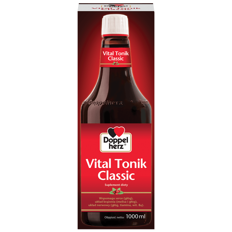 Doppelherz Aktiv Vital Tonik Classic, bez alkoholu, 1000 ml