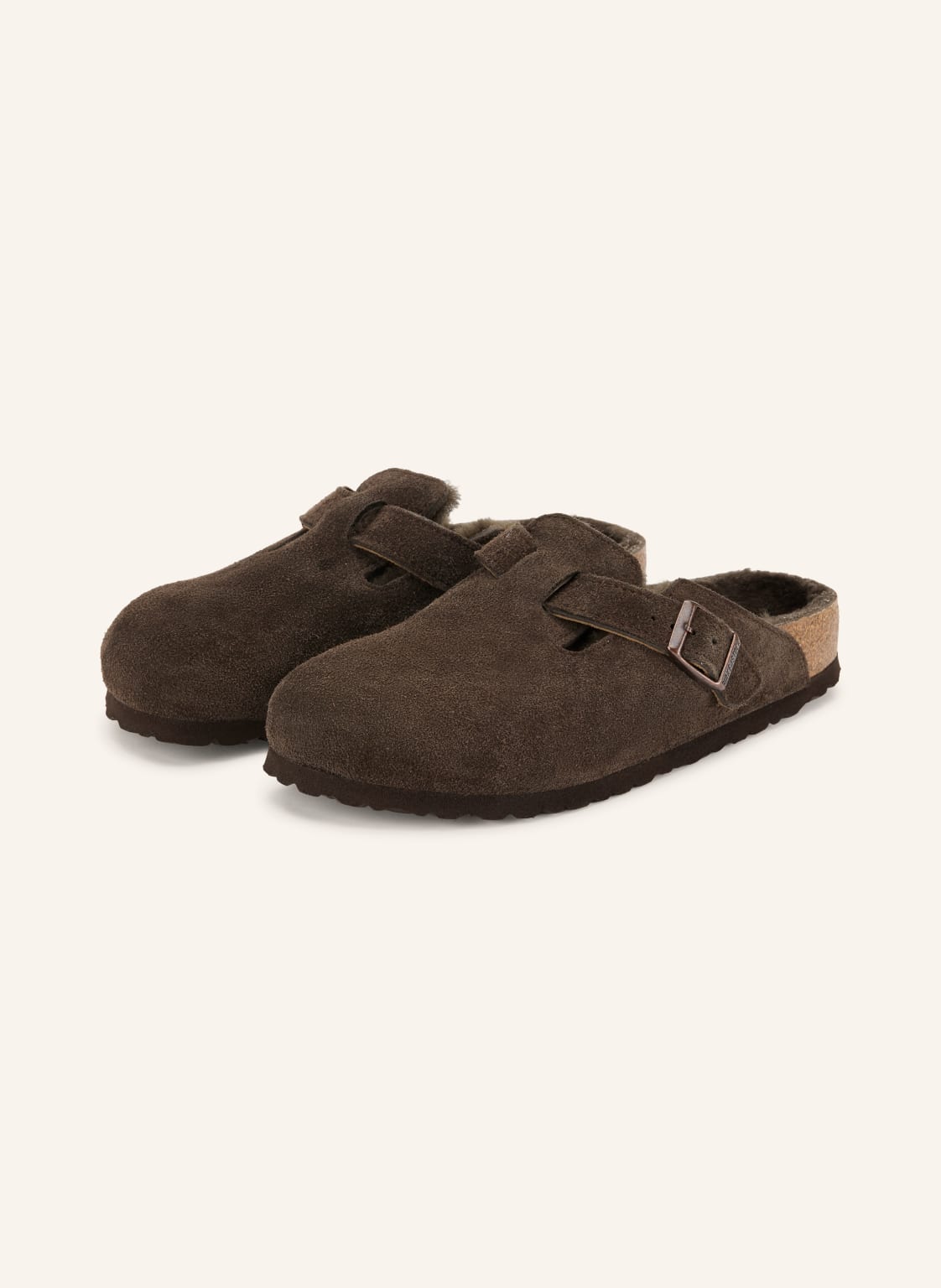 Birkenstock Klapki Boston braun