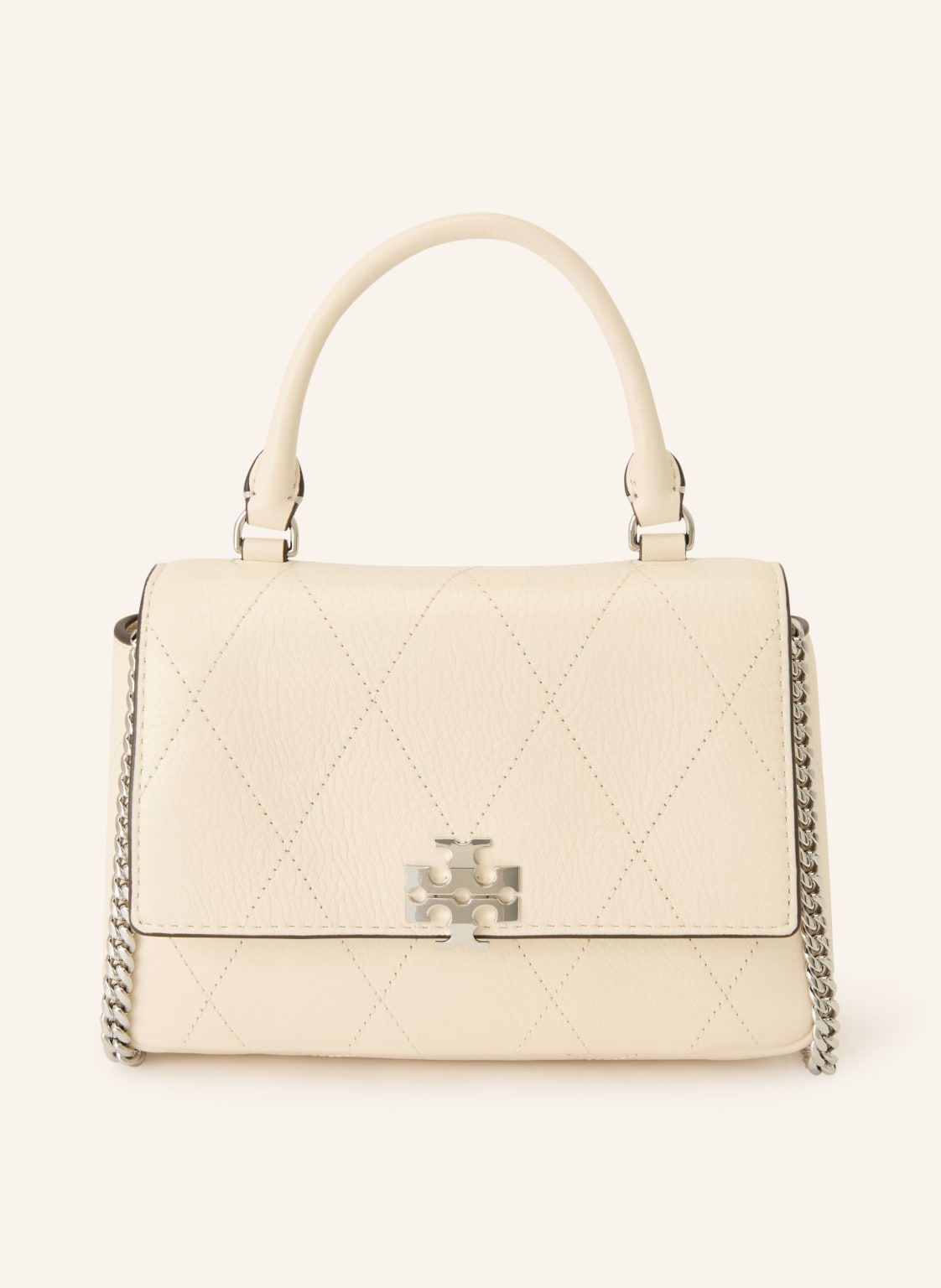 Tory Burch Listonoszka Charlie Mini weiss