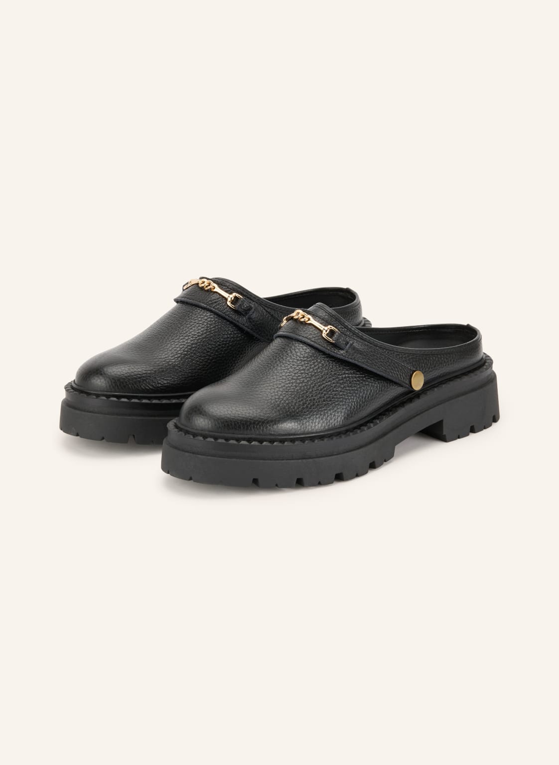 Steve Madden Klapki Na Platformie Karina Mule schwarz