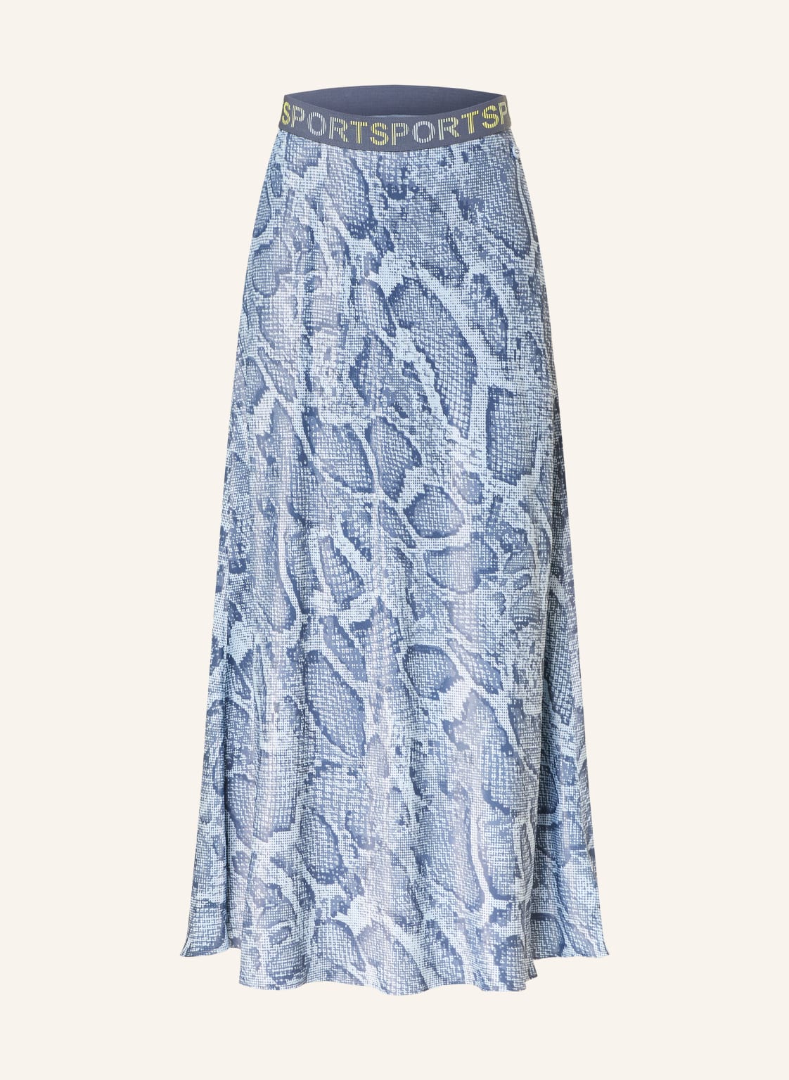 Marc Cain Spódnica Satynowa blau