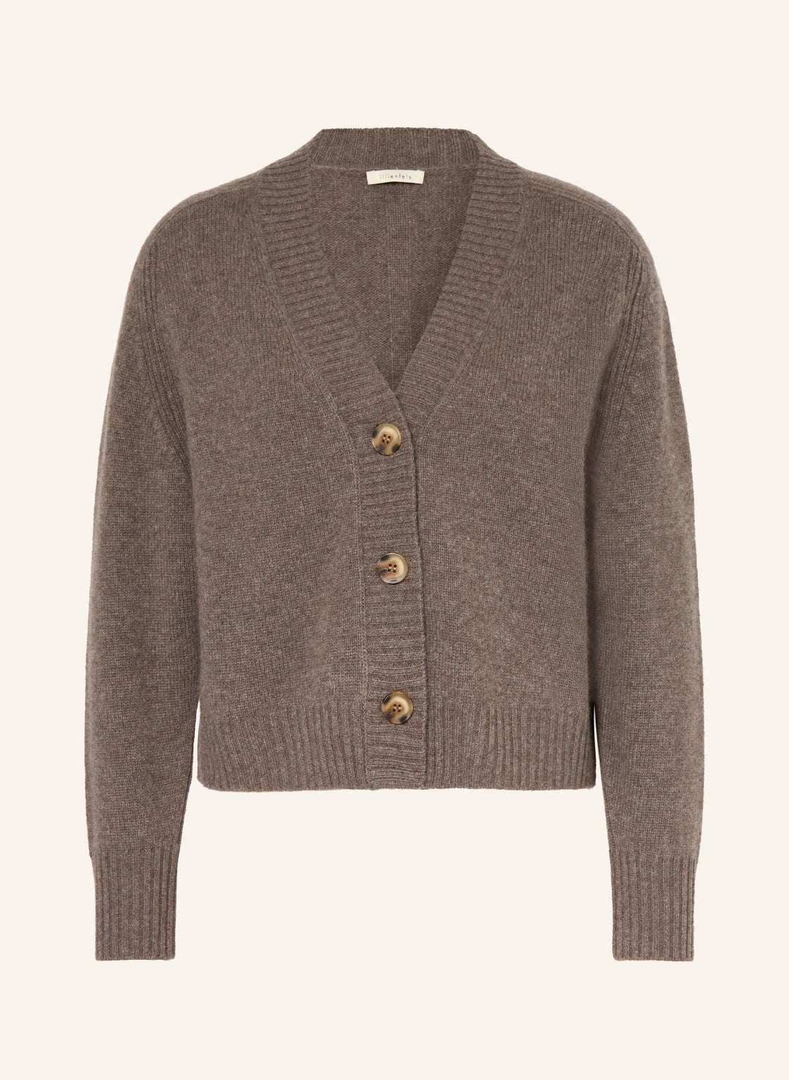 Lilienfels Kardigan Z Kaszmiru beige