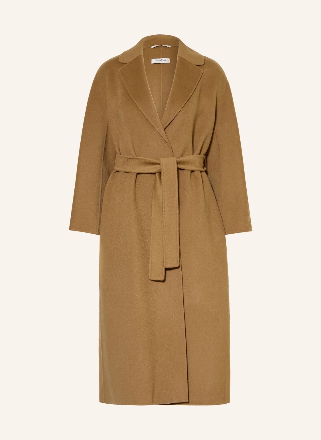S Max Mara Wełniany Płaszcz Esturia beige
