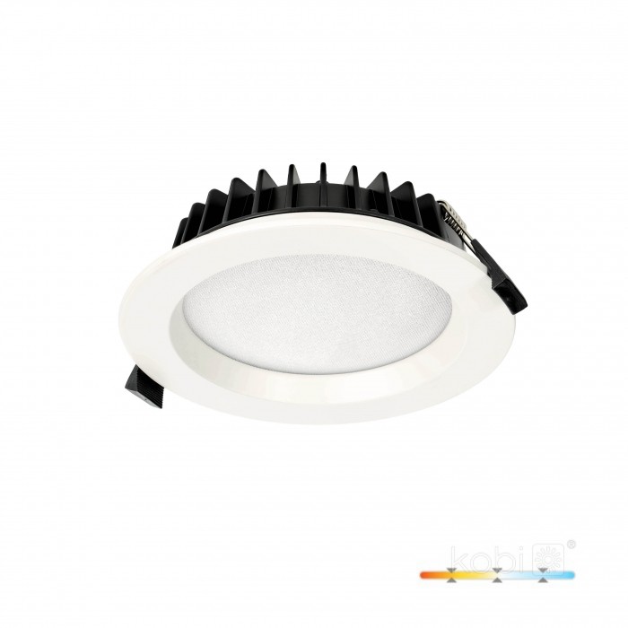 Downlight LED NEXEYE 15W 3CCT IP44 Kobi Pro Ø140 mm