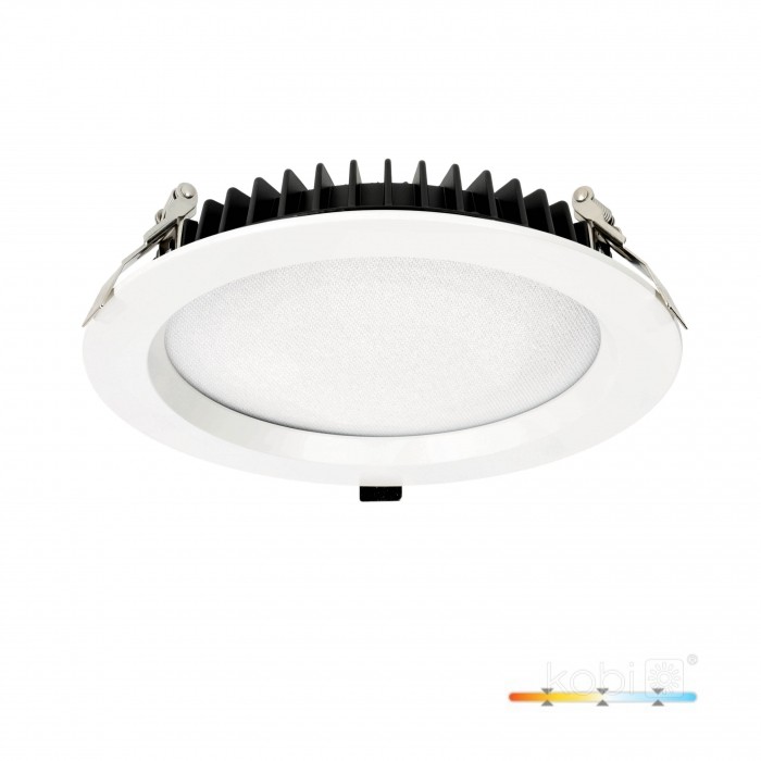 Downlight LED NEXEYE 30W 3CCT IP44 Kobi Pro Ø228 mm