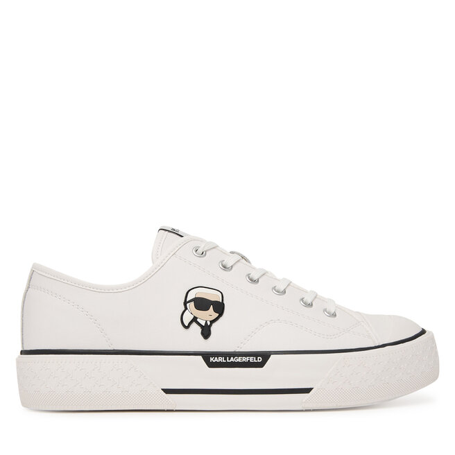 Trampki KARL LAGERFELD Kampus Max KL95025 Biały