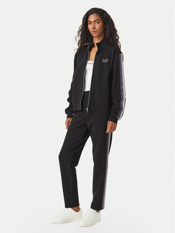 EA7 Emporio Armani Dres 7W001518 AF12501 UC001 Czarny Regular Fit
