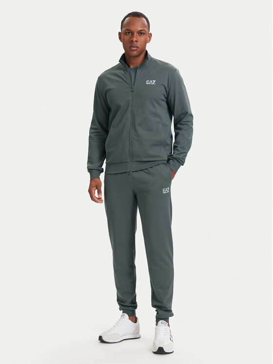 EA7 Emporio Armani Dres 8NPV60 PJVRZ U8085 Szary Regular Fit