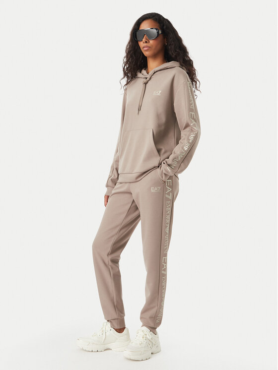 EA7 Emporio Armani Dres 7W000789 AF18880 U6100 Beżowy ciemny Regular Fit