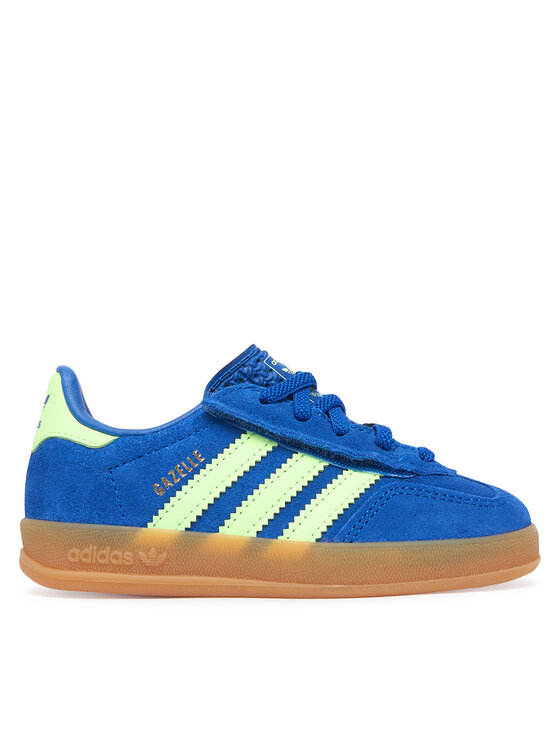 adidas Sneakersy Gazelle Indoor Comfort Closure Elastic KJ2305 Niebieski