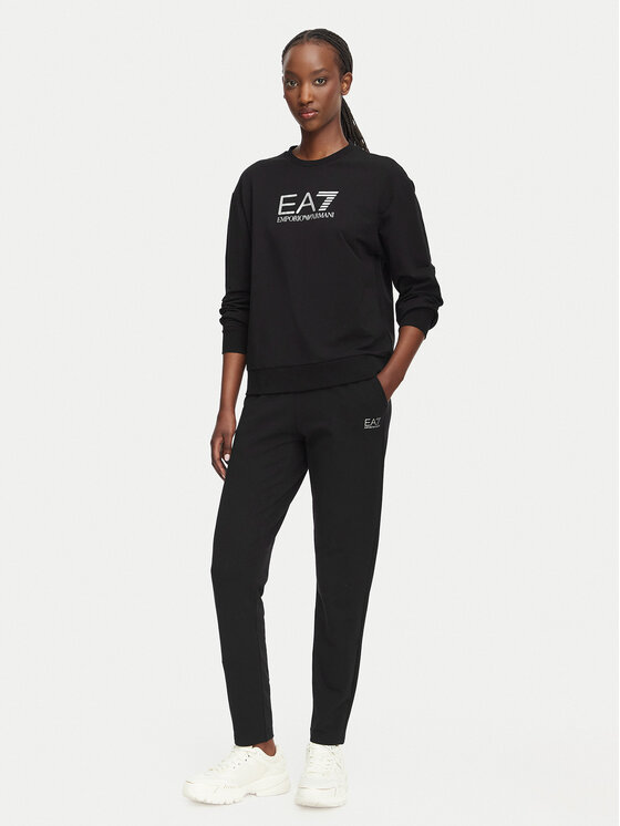EA7 Emporio Armani Dres 7W000115 AF13135 MC026 Czarny Regular Fit