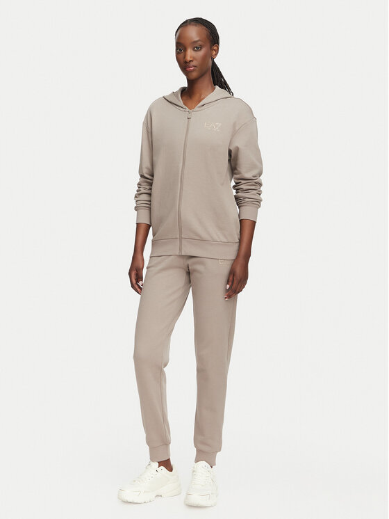 EA7 Emporio Armani Dres 7W001369 AF12473 U6100 Beżowy Regular Fit