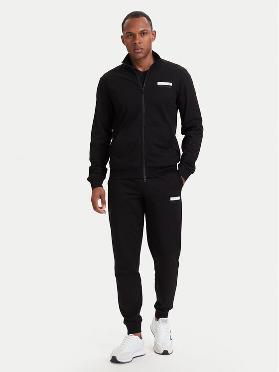 EA7 Emporio Armani Dres 7M002424 AF13512 MC001 Czarny Slim Fit