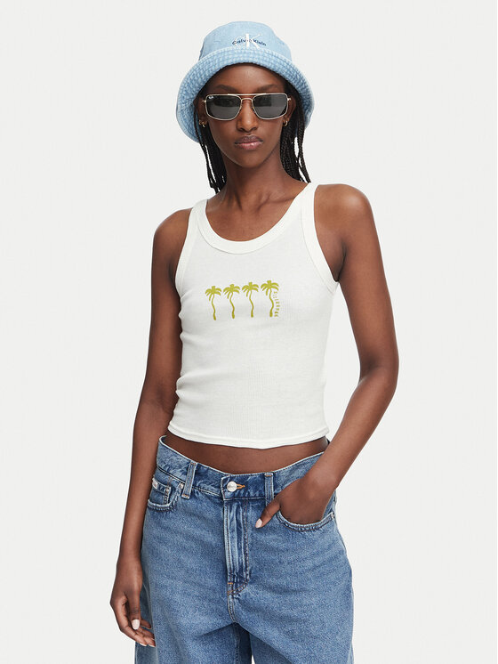 Billabong Top Day Trip EBJZT00456 Kremowy Regular Fit