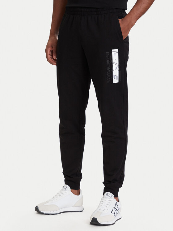 EA7 Emporio Armani Spodnie dresowe 7M002422 AF13512 MC001 Czarny Slim Fit