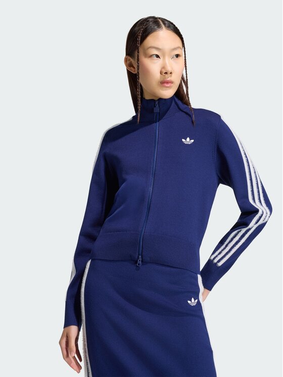 adidas Kardigan Firebird KW2588 Granatowy Regular Fit