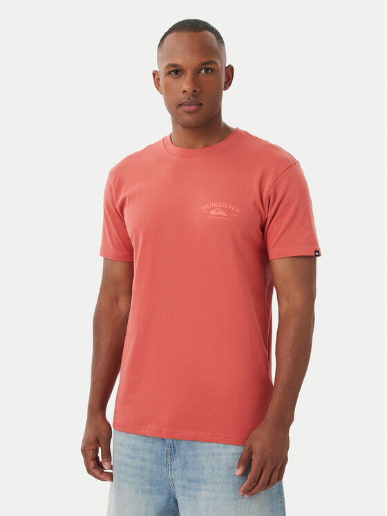 Quiksilver T-Shirt Anchor EQYZT08178 Żółty Regular Fit