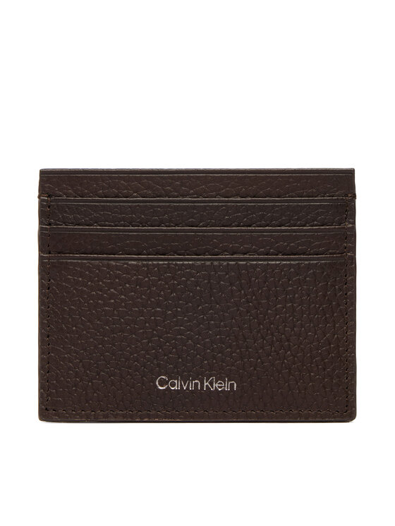 Calvin Klein Etui na karty kredytowe LV04D1060G Brązowy ciemny